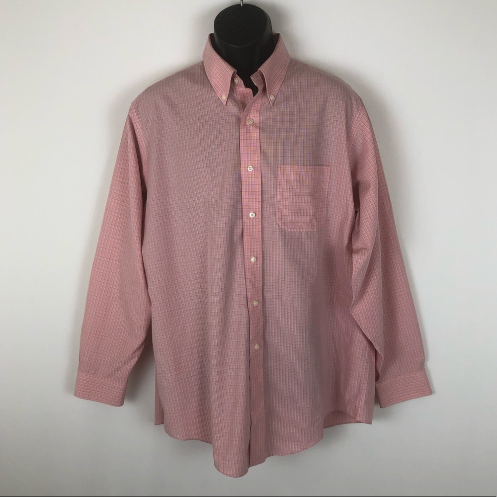 Brooks Brothers Pink Check, Button Down Shirt